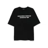 Dsquared2 Oversized Signature T-shirt In Black