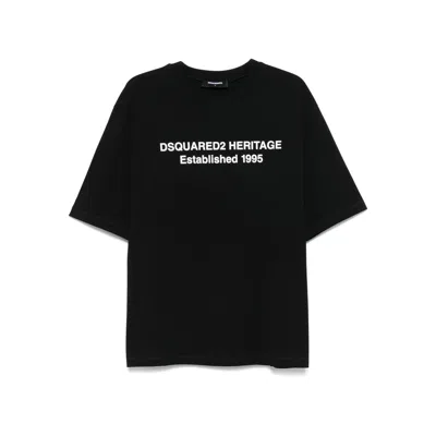DSQUARED2 T SHIRTS BLACK
