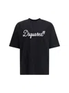 Dsquared2 Jersey T-shirt With Logo In Black