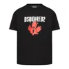 Dsquared2 Logo-print Cotton T-shirt In Black