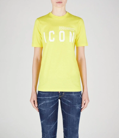 Dsquared2 T-shirts In Blazing Yellow