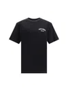Dsquared2 Black Crew-neck T-shirt With Logo On The Front In Cotton Man In Blue