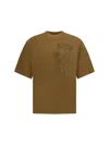 Dsquared2 Men Embroidered Patches T-shirt In Green