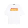 Dsquared2 Crew Neck Cracked Effect Graphic Print In Multicolor