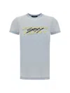 Dsquared2 Logo-print Cotton T-shirt In Sky