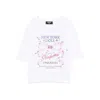 Dsquared2 Vaquera Breezy Fit Jersey T-shirt In White