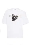 Dsquared2 Men Loose Fit T-shirt In White