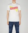 Dsquared2 Dsquared Men Logo Print T-shirt In White