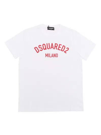 Dsquared2 Kids' T-shirts In White