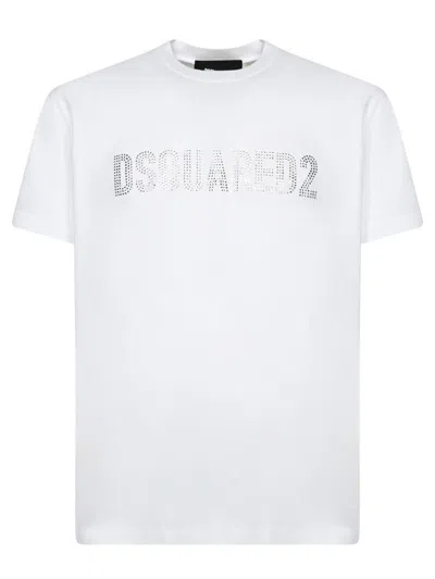 Dsquared2 Logo Cotton T-shirt In White