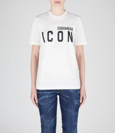 Dsquared2 T-shirts In White-black
