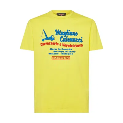 Dsquared2 T-shirts In Yellow