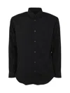 Dsquared2 Tab Collar Shirt In Black