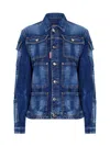 Dsquared2 Pocket-detailed Buttoned Denim Jacket In Blue