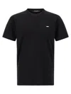 Dsquared2 Cotton Jersey T-shirt With Engraved Logo Plate In Multi