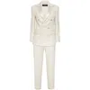 Dsquared2 Boston Double-breasted Suit In White