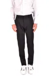 Dsquared2 Tailored Black Trousers With Straight Leg Design In Black