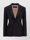 Dsquared2 Black Single-breasted Wool Blazer