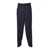 Dsquared2 Tailored Blue Trousers With High Waist In Multi