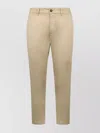 Dsquared2 Tailored Cotton Chino With Multiple Pockets In Neutral