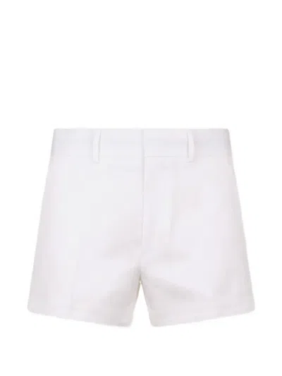 Dsquared2 Tailored Cotton Shorts In White