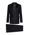 Dsquared2 Double-breasted Peak-lapel Suit In Black