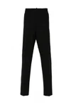 Dsquared2 Tailored Fit Black Trousers In Blue