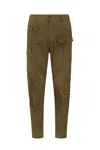 Dsquared2 Tailored Green Cargo Trousers With Modern Silhouette