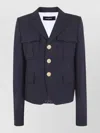 Dsquared2 Tailored Jacket Uniform Style Notch Lapels In Blue