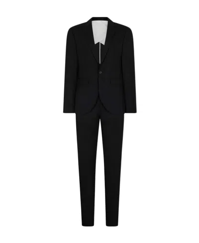Dsquared2 Tailored Single-breasted Blazer In Black