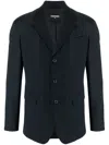 Dsquared2 Tailored Single-breasted Blazer In Blue
