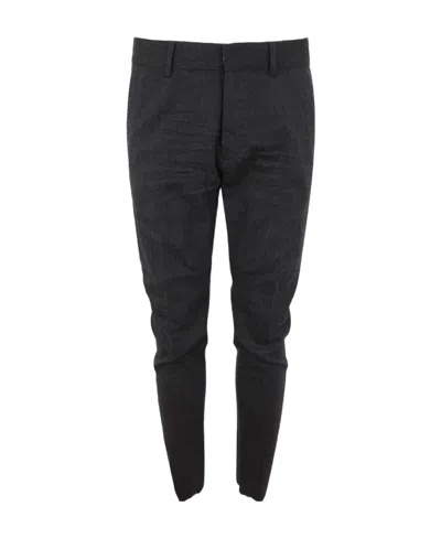 Dsquared2 Tailored Skinny Wool Trousers In Black