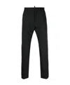 Dsquared2 Tailored Straight-leg Trousers In Black