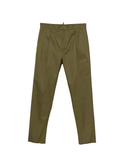 Dsquared2 Tailored Trousers In Green