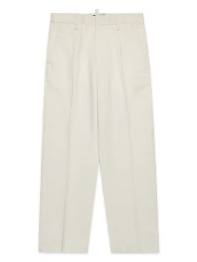 Dsquared2 Kids' Tailored Trousers In Neutrals