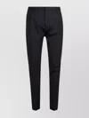 Dsquared2 Tailored Trousers With Pockets And Loops In Black