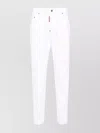 Dsquared2 Slim-fit Denim Pants With Five-pocket Design In White