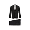 Dsquared2 Tailored Two-piece Wool Suit With Refined Texture In Black