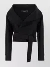 Dsquared2 Tailored Wool Blend Opera Style Blazer In Black