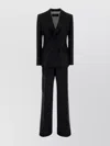 Dsquared2 Tailored Wool Blend Suit Jacket In Black