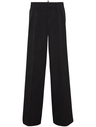 Dsquared2 Giant Wide Pants In Black