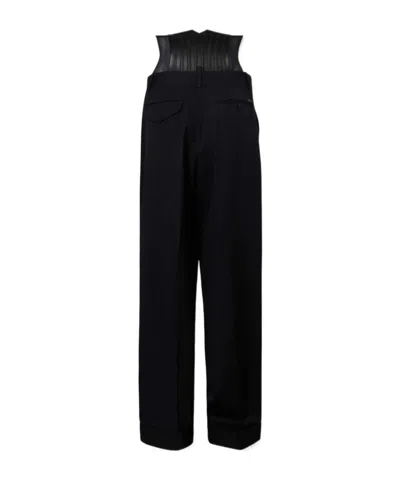 Dsquared2 Tailored2 Corset Wide Pant In Black