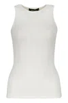 Dsquared2 Ribbed-trim Tank Top In White