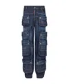 Dsquared2 Tapered Cargo-pocket Jeans In Blue
