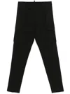 Dsquared2 Tapered Cargo Trousers In Black