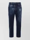 Dsquared2 Tapered Denim Distressed Detailing