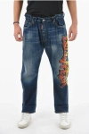 Dsquared2 Dark Clean Wash Big Brother Jeans With Print