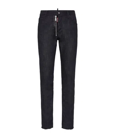 DSQUARED2 DSQUARED2 ZIP-DETAILED TAPERED JEANS