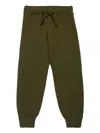 Dsquared2 Tapered-leg Cotton Track Pants In Green