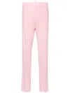 Dsquared2 Tapered Tailored Trousers In Pink
